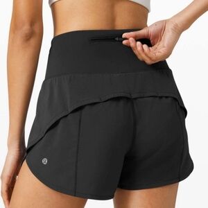 Lululemon Speed Up Short Long High-Rise *4" Black Size 2